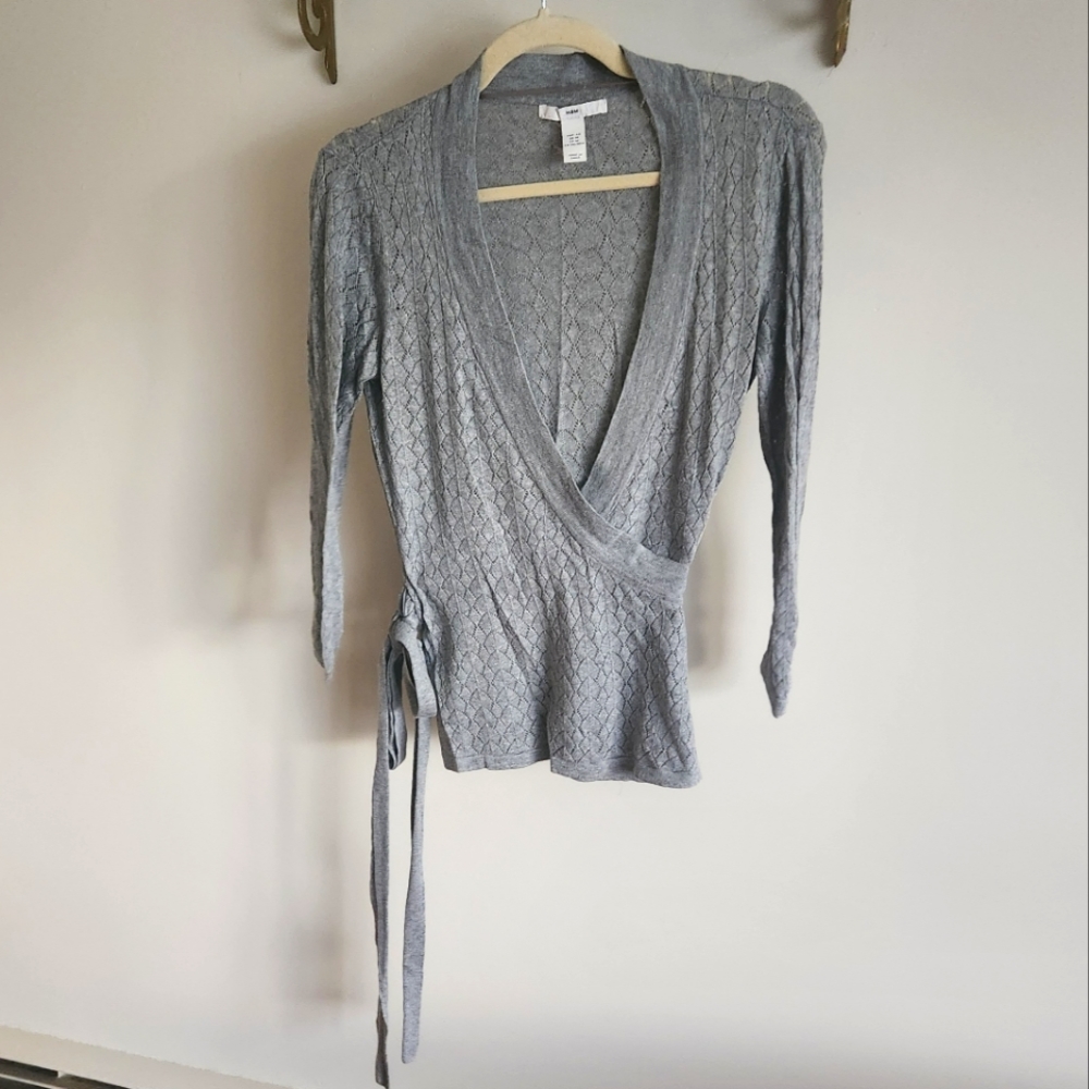 H&M Wrap Sweater